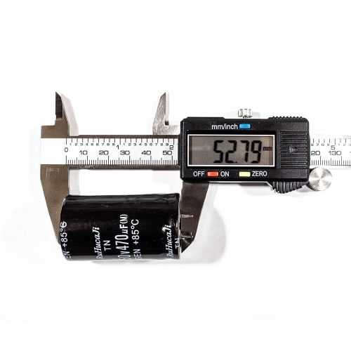 470 мкФ х 450 В конденсатор электролитический (470UF/450V, 30х50 мм, 85°C) - RuHucaJi - ДЕМОНТАЖ!!!