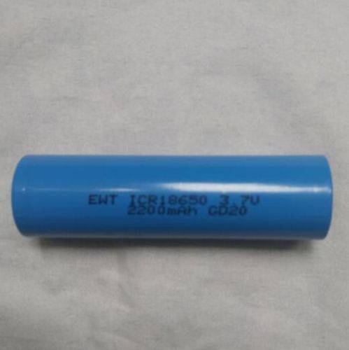 18650-3.7-2200-3 - цилиндрический Li-ion аккумулятор типа 18650 (3.7В, 2200мАч, 3С, 6.6А) - оригинал EWT
