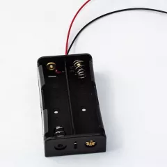 Холдер для аккумуляторов 18650 с проводными выводами 15 см (от 1 до 4 элементов)