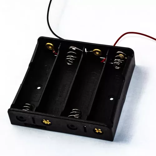 Холдер для аккумуляторов 18650 с проводными выводами 15 см (от 1 до 4 элементов)