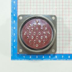 P48K6A розеточное гнездо на панель (26*1.5мм) - аналог розетки ШР48П26ЭГ2