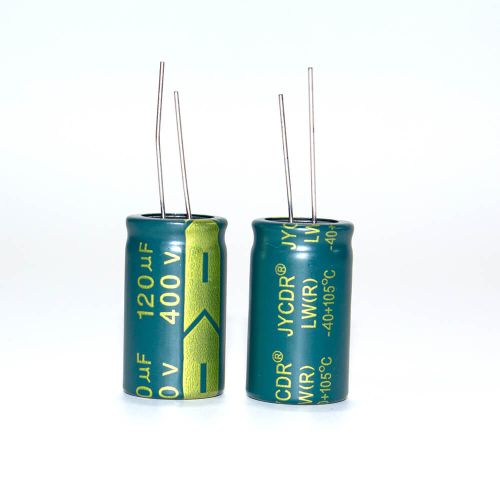 120мкФ*400В - конденсатор электролитический (120uF/400V, ±20%, LW(R) -40+105°C, 18*30мм) - производство JYCDR