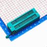 ZIF 240-3345 - DIP-панель с нулевым усилием (40-пин, DIP, 2.54мм)