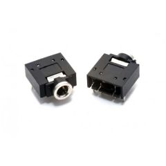 JC-128 гнездо jack 3,5 мм аудио (стерео, с размыкателем, на плату)