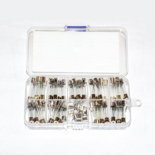 Набор стеклянных предохранителей в пластиковой коробке (6*30мм, 72шт)