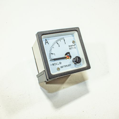 99T1-3A -стрелочный амперметр переменного тока (0-3А, 2.5, 48*48*57мм) -производство ZHFU