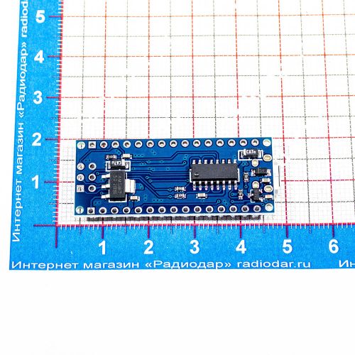 Nano V 3.0 -микроконтроллер семейства Arduino с разъемом microUSB