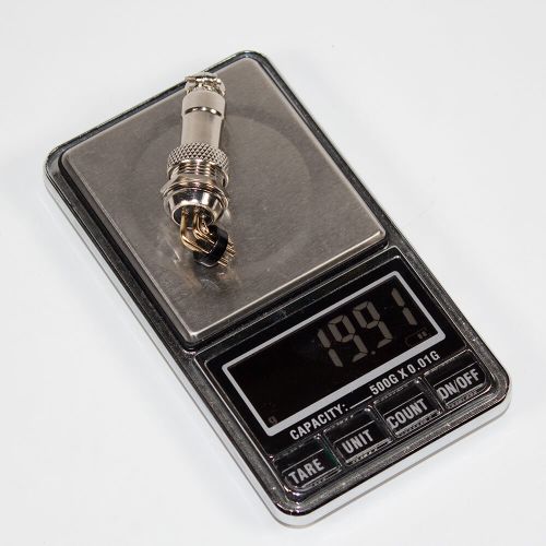 Комплект GX 12мм на плату: GX12-5A + GX12-5PCB (5 пин, 220В, 5А) - производство CiXu