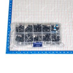 Набор тактовых кнопок в боксе (180шт)