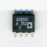 AD8551ARZ-REEL - операционный усилитель с нулевым дрейфом (DC 2.7В÷5В, 1.5МГц, 0.4В/мкс, Rail-to-Rail, SOIC-8) - оригинал ADI