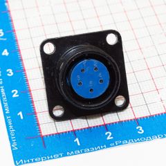 XS16K5A -розеточное гнездо на панель (5x1.5мм, 400В)
