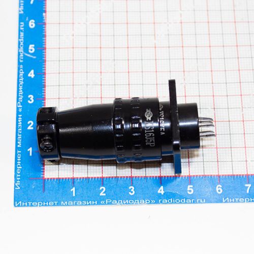 Комплект разъемов XS16J5P + XS16K5A (5 пин, 1.5мм, 400В) - вилочный штекер на кабель + розеточное гнездо на панель