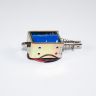 JF-0837B-6VDC - электромагнитный соленоид (DC 6В÷9В, 0.3А, 15N, 10мм, 70х27х24мм)