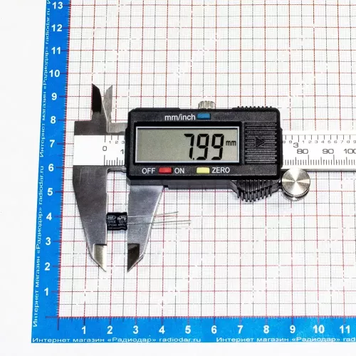 220мкФ*16В -конденсатор электролитический (220uF/16V, ±20%, -40+105°C, 6*7мм) -производитель HF