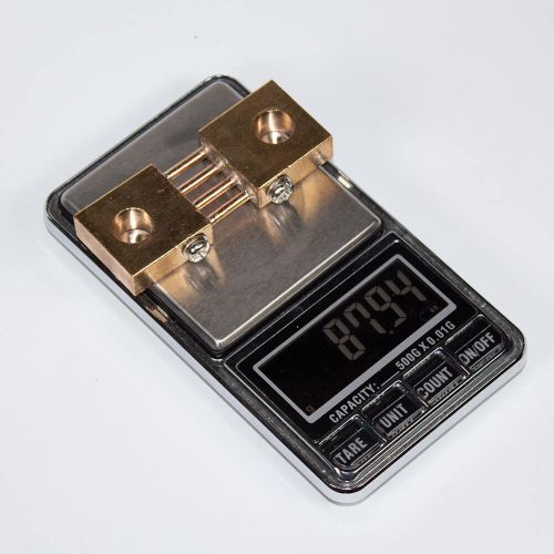 FL-19-300A - плоский резистивный токоизмерительный шунт (75мВ, 300А, 0.5%, 65х25х10мм) - производство ZHFU