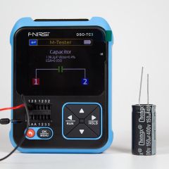 150 мкФ * 400 В - электролитический конденсатор серии KM (150uF/400V, 20%, +105°C, Ø18*36мм) - производство ChengX
