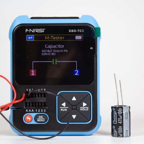 470 мкФ * 100 В - электролитический конденсатор серии KM (470uF/100V, 20%, +105°C, Ø16*25мм) - производство ChengX