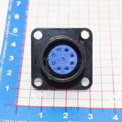 XS16K9A -розеточное гнездо на панель (9x1.5мм, 400В)
