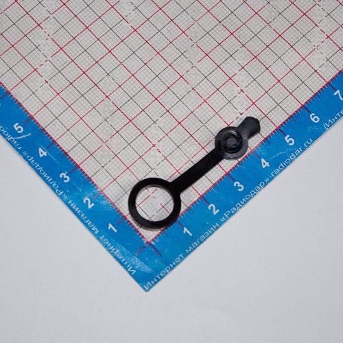 Z11-DC022 - влагозащитная заглушка для гнезда питания DC022 Ø11мм (ПВХ, кольцо фиксации на гнездо Ø11мм, Jack с хвостовиком)