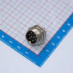 GX16-9AB - комплект промышленных разъемов (9A+9B) на кабель и панель - производство CZPCon