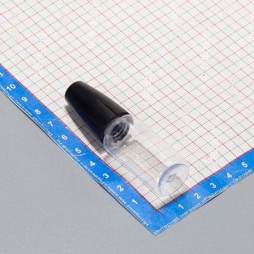 ФД10-3-КЧ - пластиковый флакон-дозатор со встроенной иглой (10мл., прозрачная ёмкость, встроенный дозатор, черная крышка)