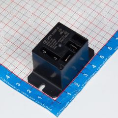 JQX/HF105F-4-012D-1HS - реле миниатюрное High Power (DC 12В, 1хA {SPST-NO} 30A/240В AC, герметичное, 50х27.2х27.8мм, Coil_2*2.8х0.5мм + 2*6.8х0.8мм, QC-4) - производство HONGFA