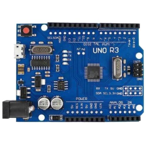 Arduino Uno R3 программируемый контроллер на базе ATmega328P (microUSB)