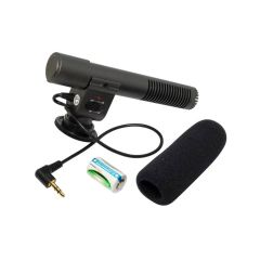 SQ-108 - накамерный стереомикрофон (30-18000Гц, 76дБ, CR2 3V, режимы: 90° и 120°) - Shenggu