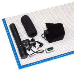 SQ-108 - накамерный стереомикрофон (30-18000Гц, 76дБ, CR2 3V, режимы: 90° и 120°) - Shenggu