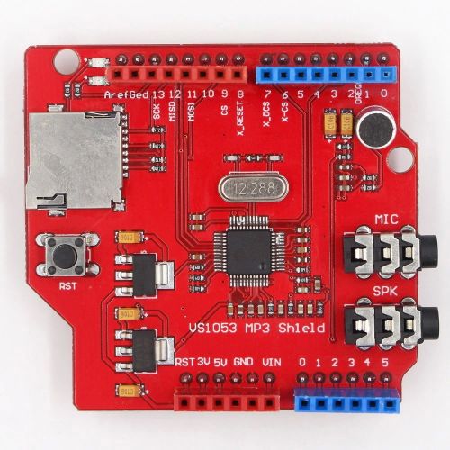 VS1053 звуковой модуль с картридером microSD (MP3 Music Shield)