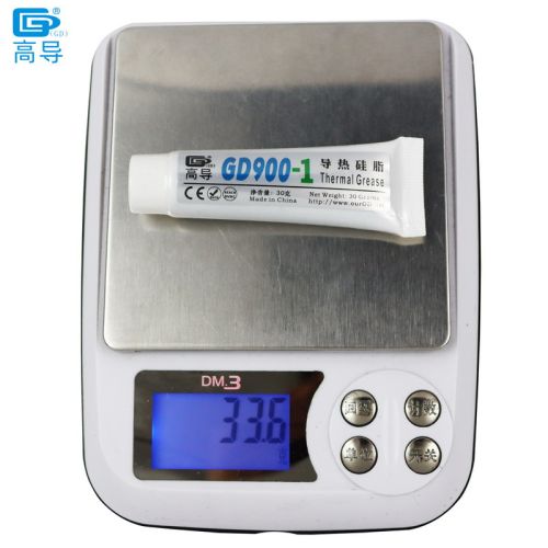 GD900-1-30 -  термопаста термоинтерфейс (-50~120°С, 6Вт/мК, тюбик 30 гр.) - производство GD