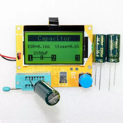 2200мкФ*35В -электролитический конденсатор (2200uF/35V, ±20%, LOWESR, -40+105°C, 13*25мм) - JCCON