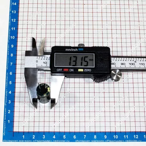 2200мкФ*35В -электролитический конденсатор (2200uF/35V, ±20%, LOWESR, -40+105°C, 13*25мм) - JCCON