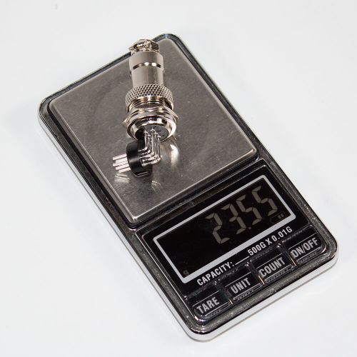 Комплект GX 16мм на плату: GX16-6A + GX16-6PCB (6 пин, 220В, 5А) - производство CiXu