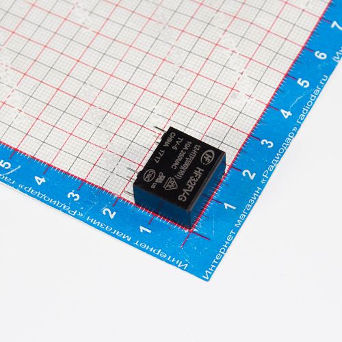 HF32FV-G/12-HTF(590)(101) - реле электромагнитное (DC 12В, 1хA{SPST-NO} 10A/250В AC, 18.4х10.2х15.5мм DIP-4) - производство HONGFA