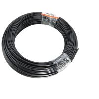 Бухта волоконно-оптического кабеля в ПВХ-оболочке черного цвета (вн.2мм, внеш.3.5мм, PMMA/мягкий, 100м)