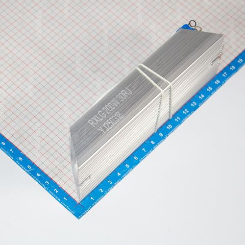 RXLG200W30RJ - тормозной резистор в алюминиевом корпусе (30 Ом, 200 Вт, 2-провода Ø1.5*L=300мм, 165х60х30мм) - производство Suzhou RTC