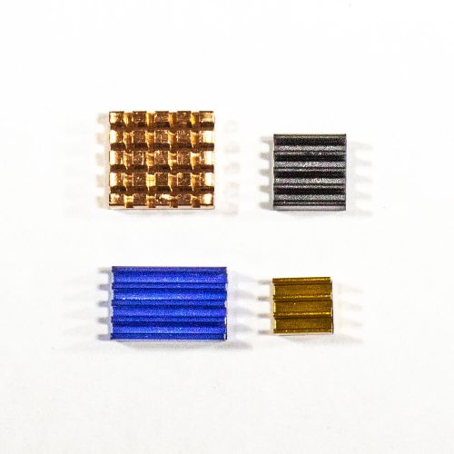 Набор радиаторов для Raspberry Pi 4B (4 штуки)