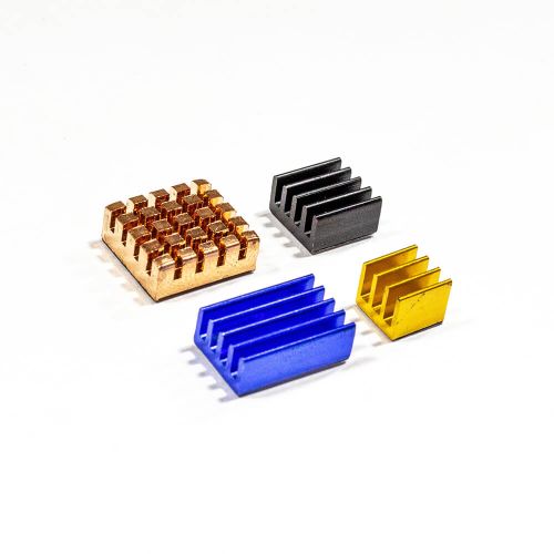 Набор радиаторов для Raspberry Pi 4B (4 штуки)