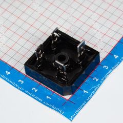 S35VB100 - однофазный выпрямительный диодный мост в керамическом корпусе с металлической подошвой (1000В, 35А, 32х32мм KBPC-4) - производство Sheier