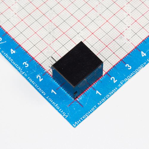 JQC-3FF/24VDC-1HS - реле электромагнитное (DC 24В, 1хA {SPST-NO} 10A/277В AC, 19х15.2х15.5мм, DIP-4) - производство HONGFA