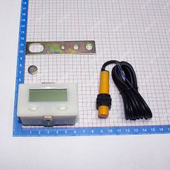 Магнитный цифровой счетчик с внешним герконовым датчиком (5зн, 1*AA)