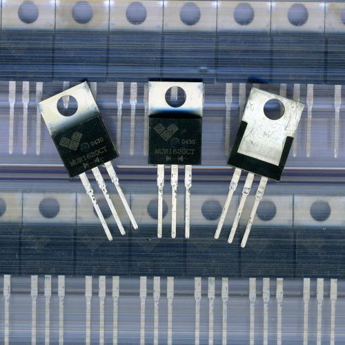 MUR1620CT - сборка из 2-х выпрямительных диодов (200В, 8А, TO-220) - производство SEP Китай (не оригинал!)