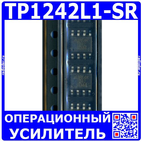 TP1242L1-SR - микросхема ОУ (36В, 1МГц, SOP-8) - производство 3PEAK