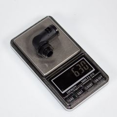 YDT-SM-W-M12/AD10 - фитинговый угловой кабельный ввод для гофротрубки 10мм (М12х1.5мм, PA66_нейлон, -20~+100°C, IP68) - производство Zhejiang