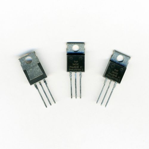PHP3N50E - полевой N-канальный транзистор (500В, 3.4А, TO-220) - оригинал PHILIPS (2004)