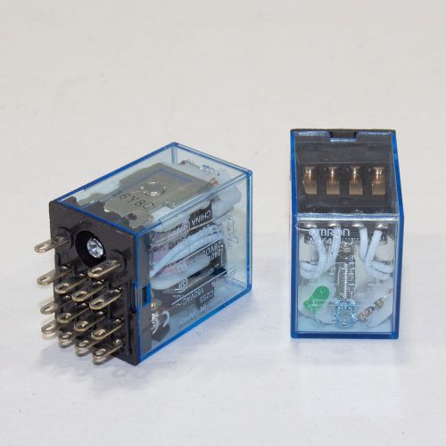 MY4NJ-DC24V - электромеханическое реле (4C, 24В, 250В/5А, LED) - оригинал OMRON