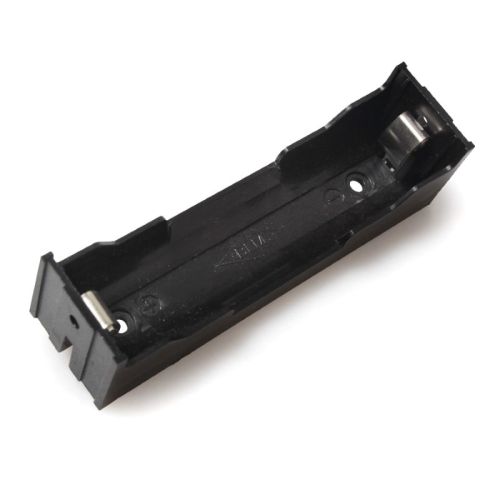 Батарейный отсек для аккумуляторов типа 18650 с плоским металлическим контактом и монтажом на плату