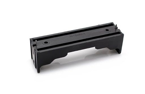 Батарейный отсек для аккумуляторов типа 18650 с плоским металлическим контактом и монтажом на плату