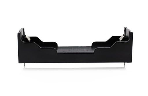 Батарейный отсек для аккумуляторов типа 18650 с плоским металлическим контактом и монтажом на плату